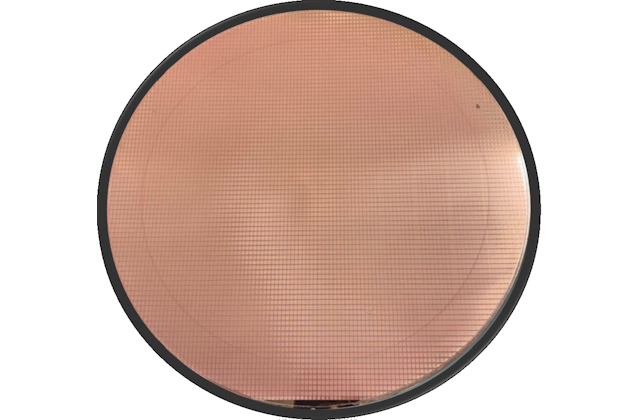 Осаждённые бампы Cu-Ni-Sn-Ag на пластине 12 дюймов